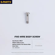 S-PARTS TRP DHR EVO Titanium Disc Brake Bolt Kit Caliper Bridge Bolt – 1pcs