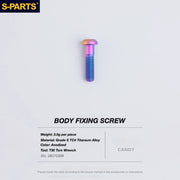 S-PARTS TRP DHR EVO Titanium Disc Brake Bolt Kit Caliper Body Bolt – 1pcs Candy