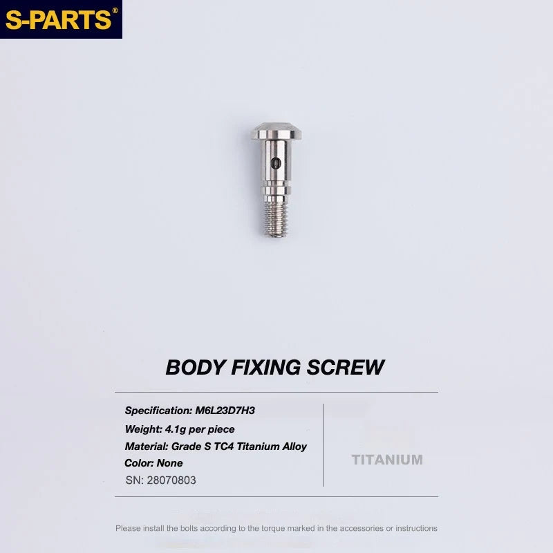 S-PARTS TRP DHR EVO Titanium Disc Brake Bolt Kit Stepped Caliper Body Bolt – 1pcs