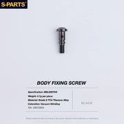 S-PARTS TRP DHR EVO Titanium Disc Brake Bolt Kit Stepped Caliper Body Bolt – 1pcs Black