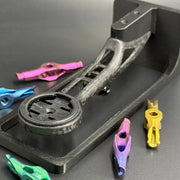 Seka Spear / Rapier Integrated Carbon Computer Mount | 10g | Garmin 1050 Support & Titanium Bolts - Detail 3