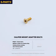 Shimano Dura-Ace R9270 Titanium Disc Brake Bolt Kit — Caliper Mount Adapter Fixing Bolt / Gold