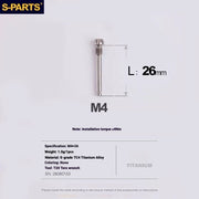 Shimano Dura-Ace R9270 Titanium Disc Brake Bolt Kit — Brake Pad Retaining Bolt