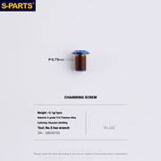 S-PARTS Shimano Road Titanium Bolt Kit for Drivetrain Screws for R8050 / R8150 / R9250