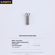S-PARTS Shimano Road Titanium Bolt Kit for Drivetrain Screws for R8050 / R8150 / R9250