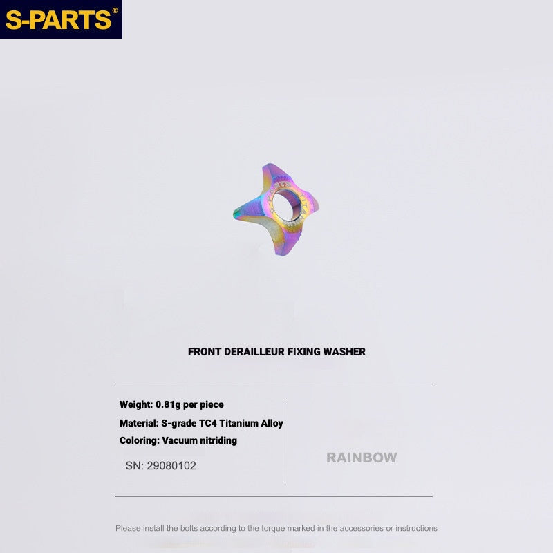 S-PARTS Shimano Road Titanium Bolt Kit for Drivetrain Screws for R8050 / R8150 / R9250