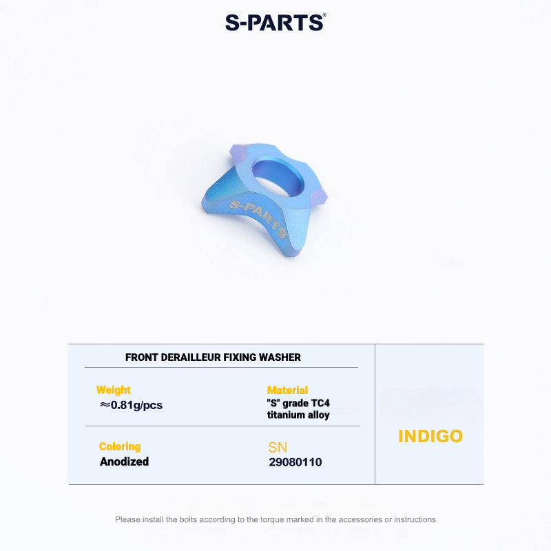 S-PARTS Shimano Road Titanium Bolt Kit for Drivetrain Screws for R8050 / R8150 / R9250