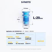 S-PARTS Shimano Road Titanium Bolt Kit for Drivetrain Screws for R8050 / R8150 / R9250
