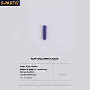 S-PARTS Shimano Road Titanium Bolt Kit for Drivetrain Screws for R8050 / R8150 / R9250
