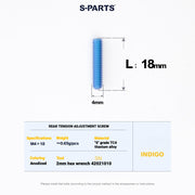 S-PARTS Shimano Road Titanium Bolt Kit for Drivetrain Screws for R8050 / R8150 / R9250