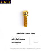 S-PARTS Shimano Road Titanium Bolt Kit for Drivetrain Screws for R8050 / R8150 / R9250