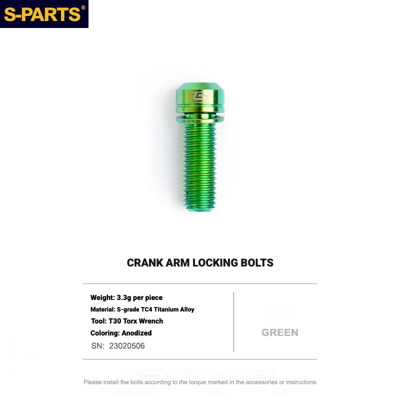 S-PARTS Shimano Road Titanium Bolt Kit for Drivetrain Screws for R8050 / R8150 / R9250