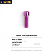 S-PARTS Shimano Road Titanium Bolt Kit for Drivetrain Screws for R8050 / R8150 / R9250