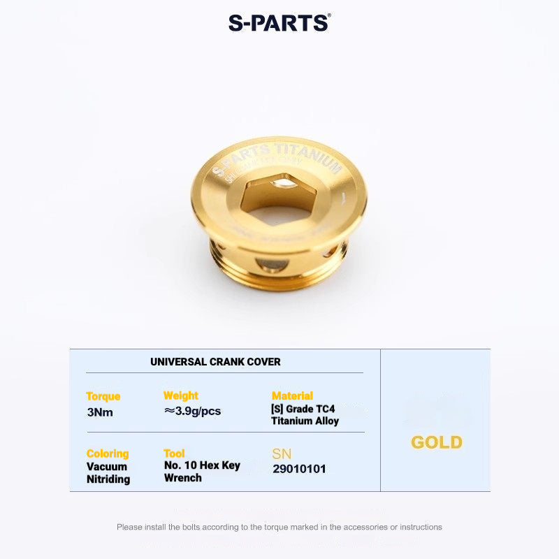 S-PARTS Shimano Road Titanium Bolt Kit for Drivetrain Screws for R8050 / R8150 / R9250