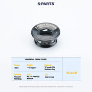 S-PARTS Shimano Road Titanium Bolt Kit for Drivetrain Screws for R8050 / R8150 / R9250