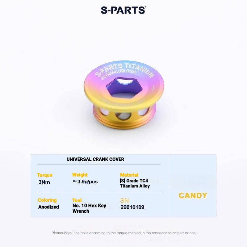 S-PARTS Shimano Road Titanium Bolt Kit for Drivetrain Screws for R8050 / R8150 / R9250