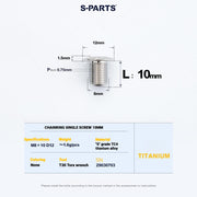 S-PARTS Shimano Road Titanium Bolt Kit for Drivetrain Screws for R8050 / R8150 / R9250