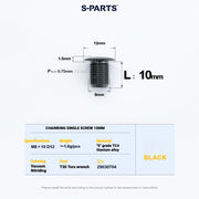 S-PARTS Shimano Road Titanium Bolt Kit for Drivetrain Screws for R8050 / R8150 / R9250
