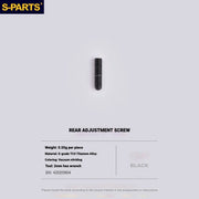 Shimano Road Titanium Bolt Kit – S-PARTS Drivetrain Screws for R8050 — Rear Derailleur Adjustment Screws - 1pcs / Black
