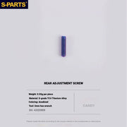 Shimano Road Titanium Bolt Kit – S-PARTS Drivetrain Screws for R8050 — Rear Derailleur Adjustment Screws - 1pcs / Candy