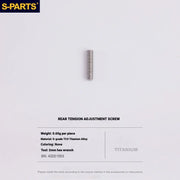 Shimano Road Titanium Bolt Kit – S-PARTS Drivetrain Screws for R8050 / R8150 / R9250 — Rear Derailleur Tension Screw - 1pcs