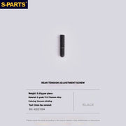 Shimano Road Titanium Bolt Kit – S-PARTS Drivetrain Screws for R8050 / R8150 — Rear Derailleur Tension Screw - 1pcs / Black