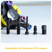 Shimano Ultegra Di2 R8170 Brake Caliper Titanium Bolt Kit Black