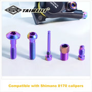 Shimano Ultegra Di2 R8170 Brake Caliper Titanium Bolt Kit Candy