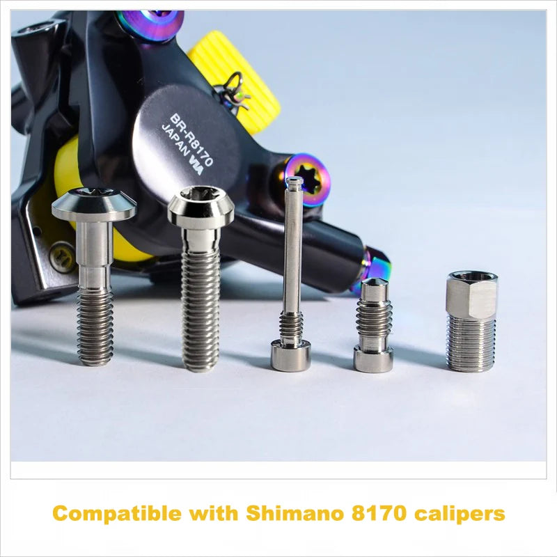 Shimano Ultegra Di2 R8170 Brake Caliper Titanium Bolt Kit