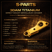 S-PARTS 3DAM Titanium Direct Mount Derailleur Hanger for Specialized