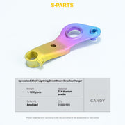 S-PARTS 3DAM Titanium Direct Mount Derailleur Hanger for Specialized