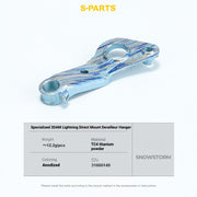 S-PARTS 3DAM Titanium Direct Mount Derailleur Hanger for Specialized