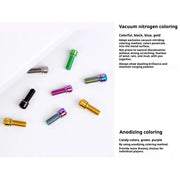 S-PARTS A2 Series M8 L20-25mm D11 Titanium Screws for Bike - Detail 3