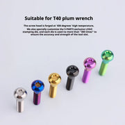 S-PARTS A2 Umbrella Head series M8 L15-50mm Titanium Screws for Bike - Detail 2