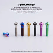 S-PARTS A2 Umbrella Head series M8 L15-50mm Titanium Screws for Bike - Detail 4