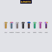 S-PARTS A2 Umbrella Head series M8 L15-50mm Titanium Screws for Bike - Detail 5