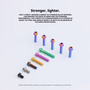 S-PARTS A3 Series M8 L10-120mm Green Titanium Screws for Bike | Motorcycle / Auto - Detail 4