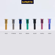 S-PARTS A3 Umbrella Head Step Series M8 Titanium Color Titanium Screws for Bike | Motorcycle / Auto - Detail 5