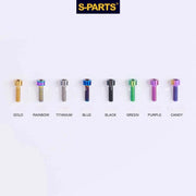 S-PARTS Column Head M4 Titanium Screws | L06-50mm | Lightweight TC4 Bolts for Bike Motorcycle Equipment - Detail 5