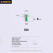 S-PARTS Column Head M4 Titanium Screws | L06-50mm | Lightweight TC4 Bolts for Bike Motorcycle Equipment - Detail 10