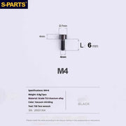 S-PARTS Column Head M4 Titanium Screws | L06-50mm | Lightweight TC4 Bolts for Bike Motorcycle Equipment - Detail 11