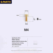S-PARTS Column Head M4 Titanium Screws | L06-50mm | Lightweight TC4 Bolts for Bike Motorcycle Equipment - Detail 15