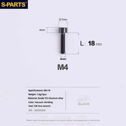 S-PARTS Column Head M4 Titanium Screws | L06-50mm | Lightweight TC4 Bolts for Bike Motorcycle Equipment - Detail 56