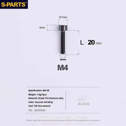 S-PARTS Column Head M4 Titanium Screws | L06-50mm | Lightweight TC4 Bolts for Bike Motorcycle Equipment - Detail 66
