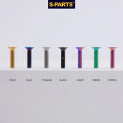 S-PARTS Countersunk Head M4 Titanium Screws | L08-45mm | TC4 Lightweight Bolts for Bike Motorcycle Car - Detail 5