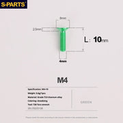 S-PARTS Countersunk Head M4 Titanium Screws | L08-45mm | TC4 Lightweight Bolts for Bike Motorcycle Car - Detail 20