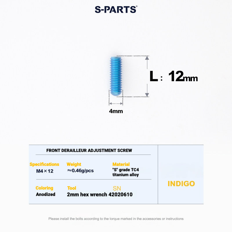 Shimano 105 Di2 R7150 Titanium Bolt Kit