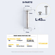 Specialized Epic 8 Suspension Bolt Kit | Full Pivot & Shock Hardware Set