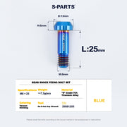 Specialized Epic 8 Suspension Bolt Kit | Full Pivot & Shock Hardware Set