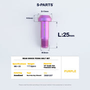 Specialized Epic 8 Suspension Bolt Kit | Full Pivot & Shock Hardware Set